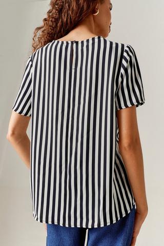 Stripe Boxy Top