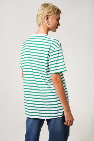 Stripe Oversized Top