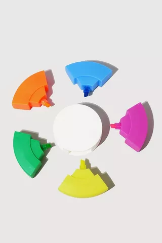 5 Pack Mini Highlighters