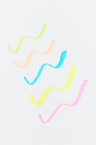 5 Pack Mini Highlighters