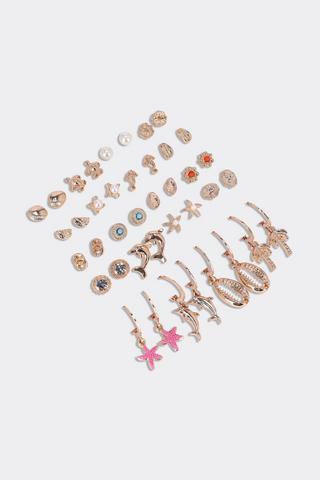 20 Pack Stud Earrings