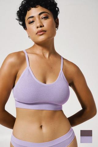 2 Pack Crop Bra