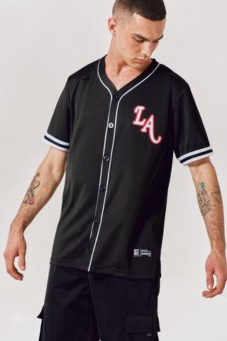 INFORMAL APPAREL  Baseball Jersey : Black