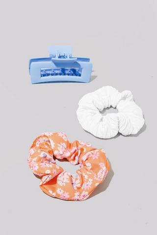 Scrunchie And Hair Claw Set