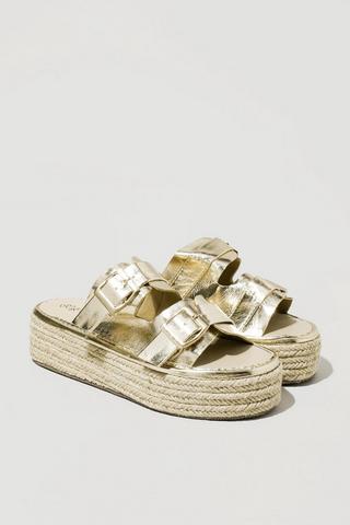 Double Buckle Sandal