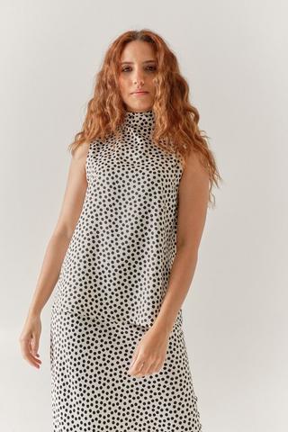 Satin Halter Neck Top