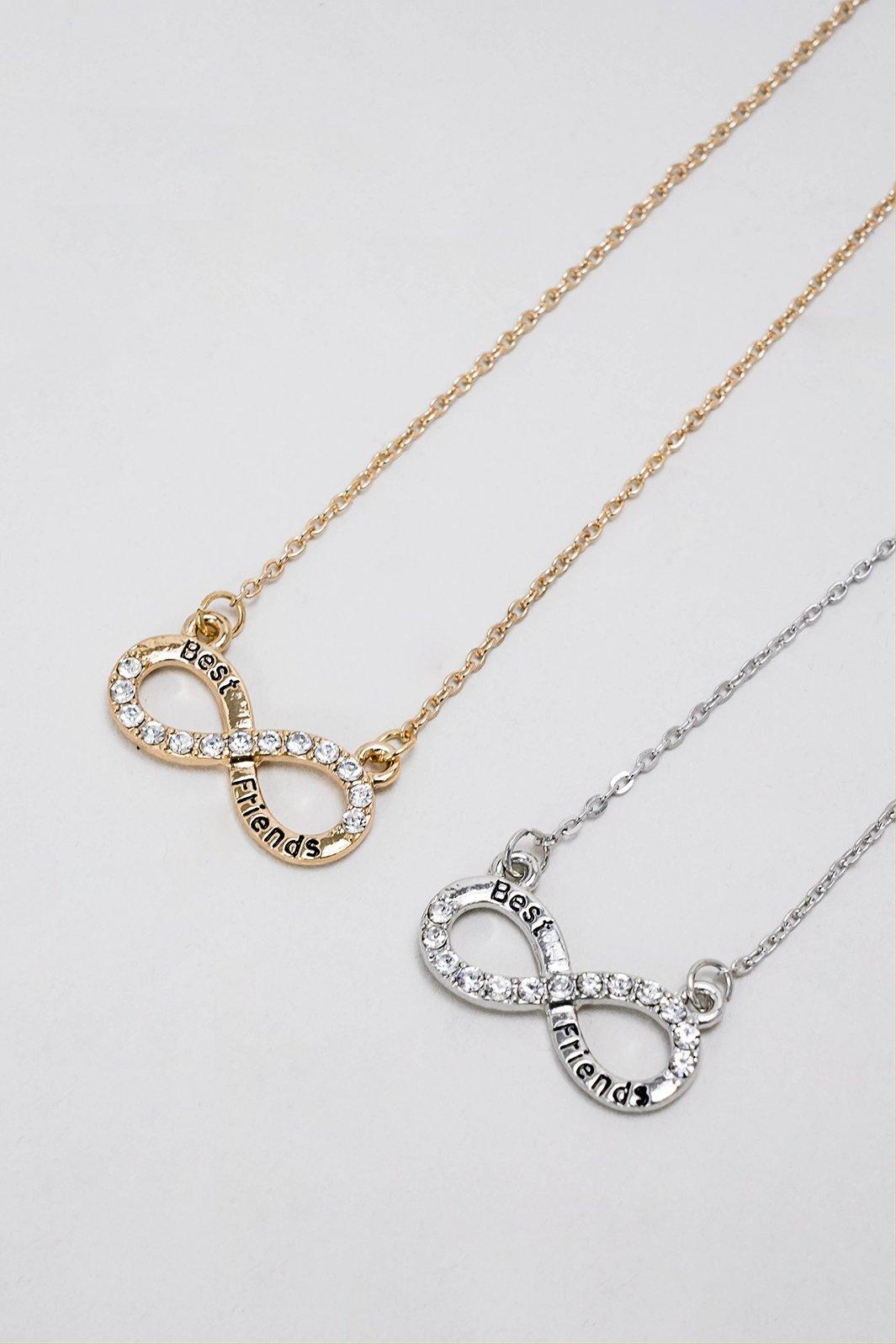 Infinity best friend on sale necklaces for 2