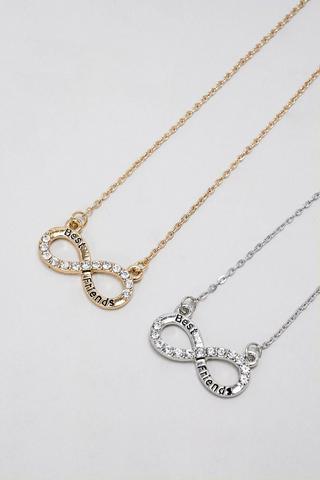 White gold hot sale friendship necklaces