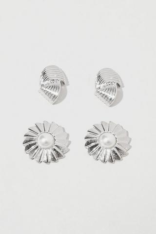 2 Pack Stud Earrings