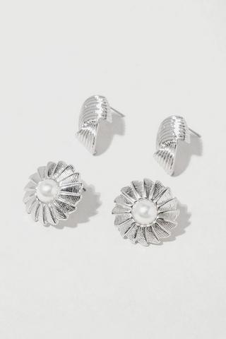 2 Pack Stud Earrings
