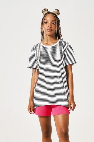 Stripe Slouchy Top