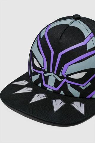 Black Panther Flat Bill Cap