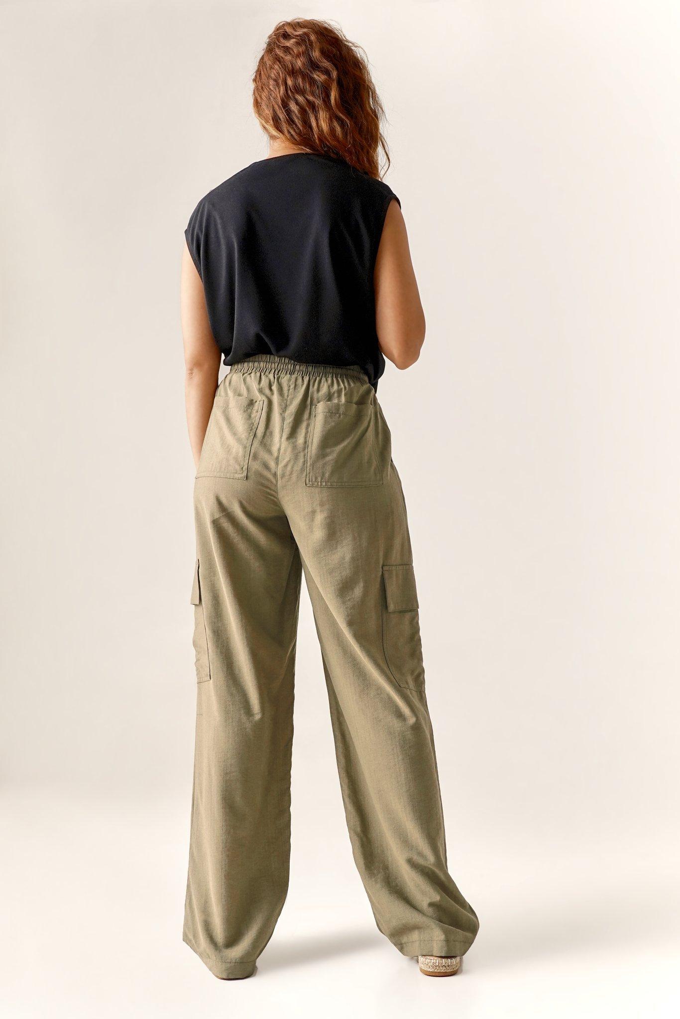 Wide leg utility on sale pants