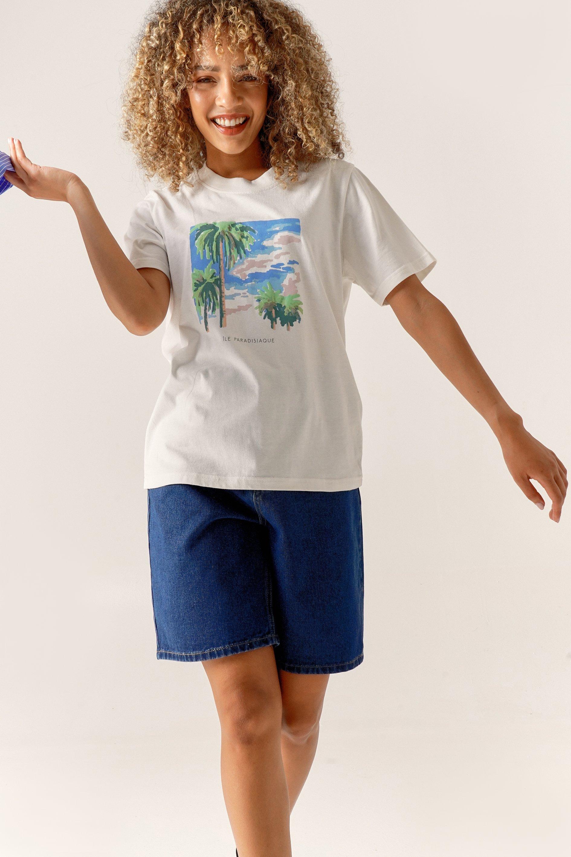 Bermuda denim short main image 0
