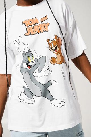 Tom And Jerry Oversized T-Shirt