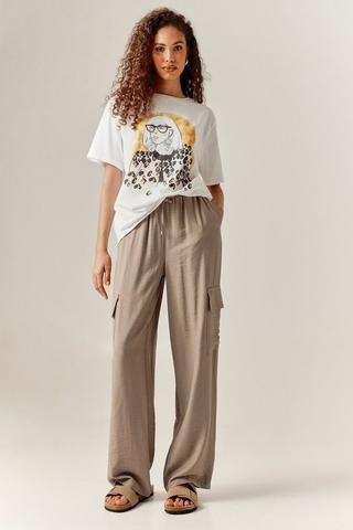 Wide Leg Cargo Pants