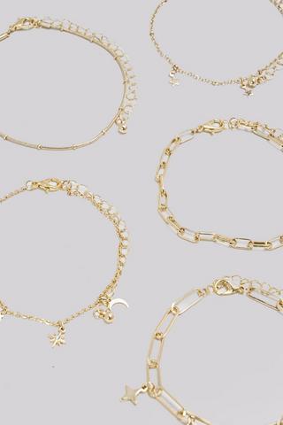 5 Pack Bracelets