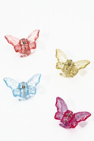 4 Pack Mini Hair Clips