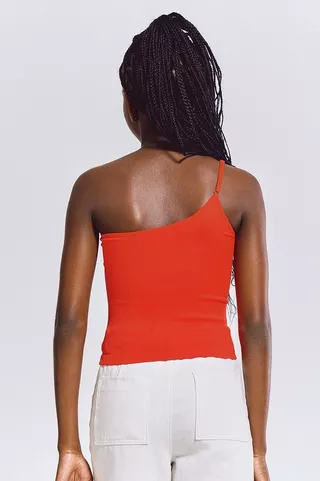 Seamless One Shoulder Top