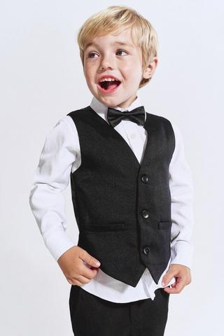 Waistcoat, Shirt And Bow Tie