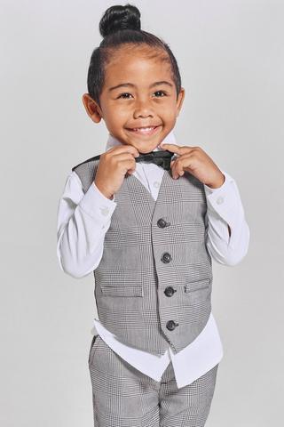 Waistcoat, Shirt And Bow Tie 