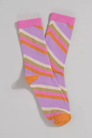 Stripe Anklet Socks