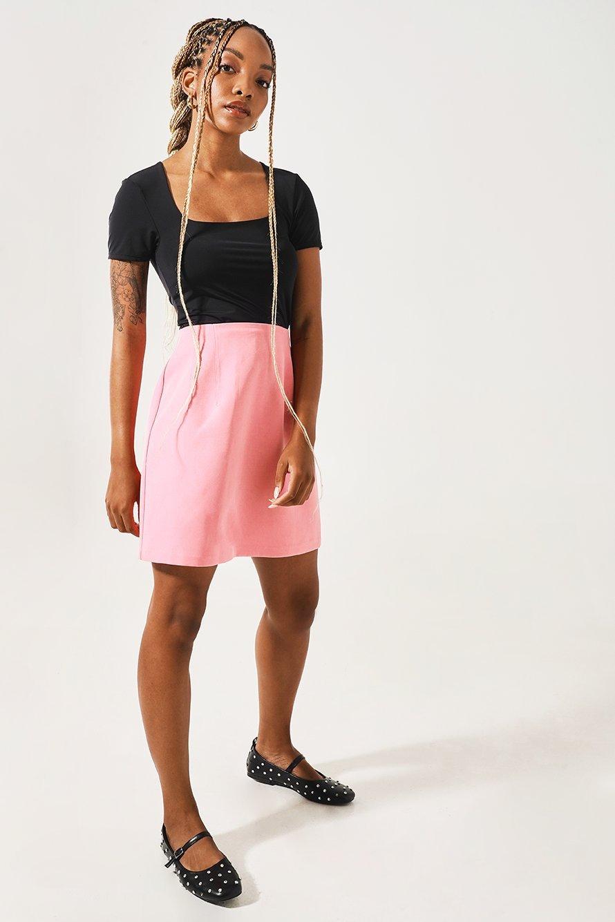 Pink skirt ladies sale