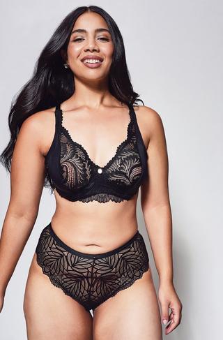 Wonderbra Tribal Lace High Waist Thong