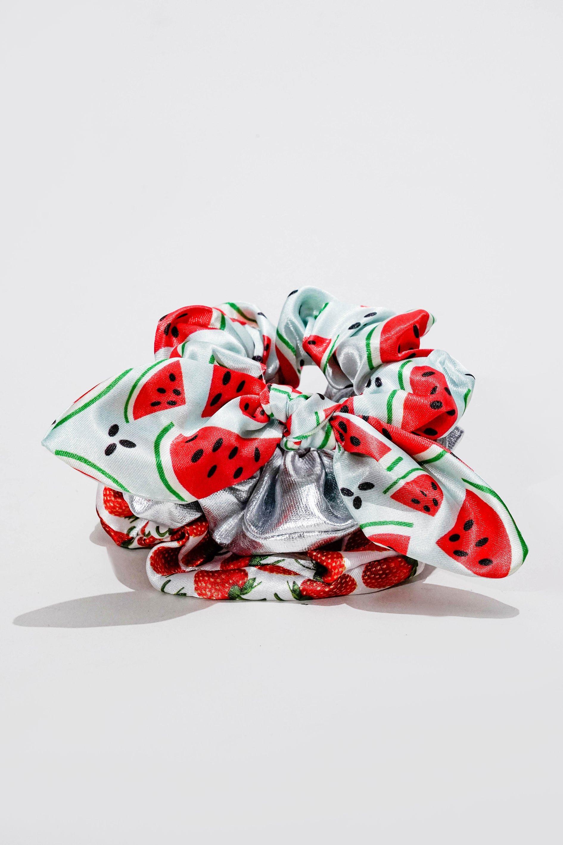 Set of 3 Multi-Color Printed Scrunchies main image 1
