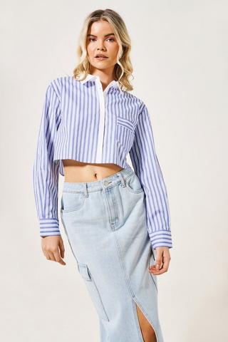 Cropped Long Sleeve Shirt