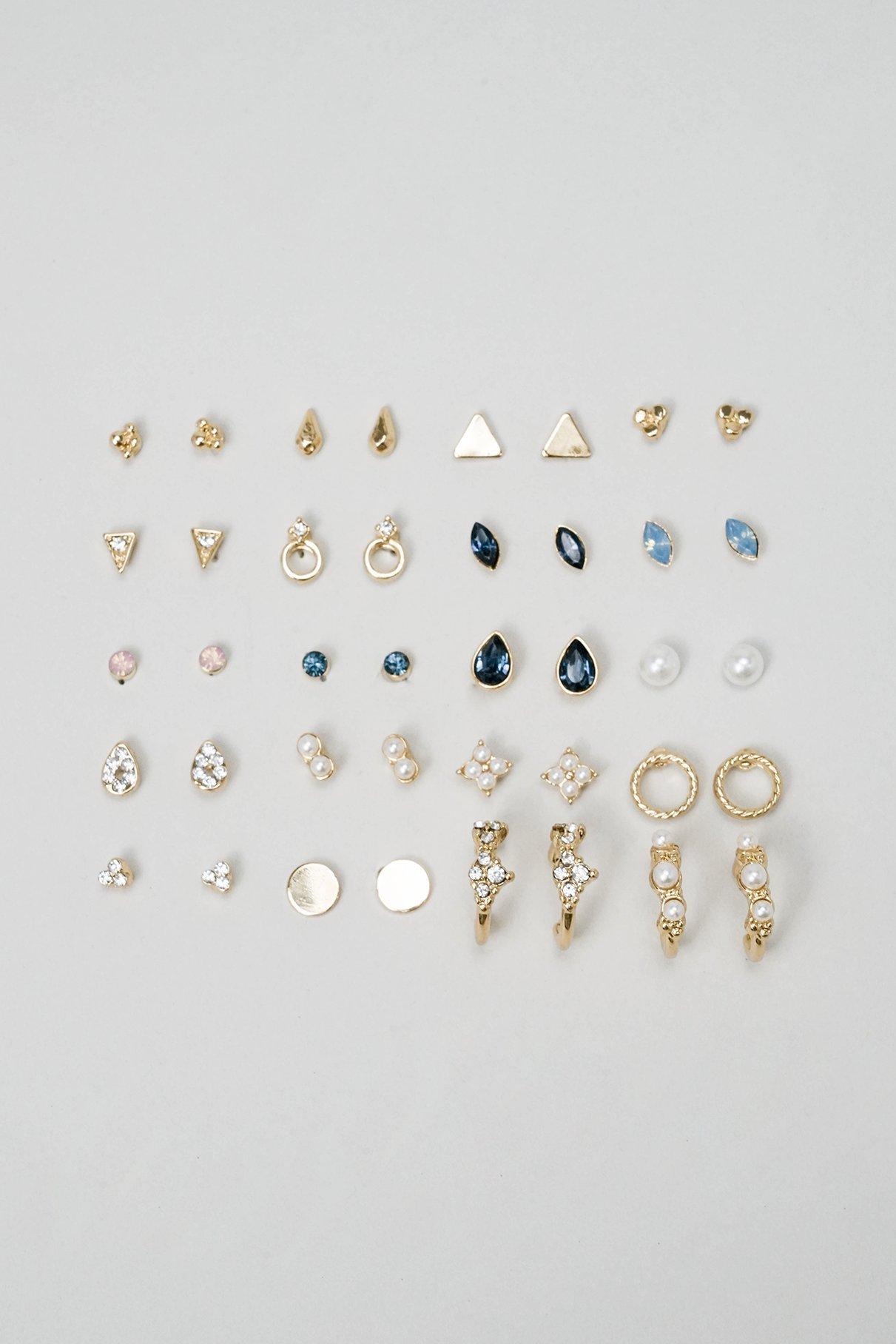 20 Pack Stud Earrings