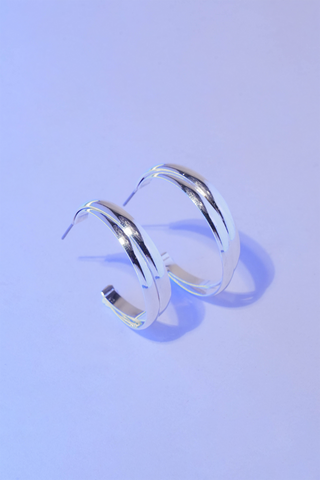 Sterling Silver Hoop Earrings