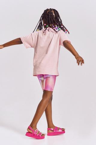 Metallic Cycle Shorts