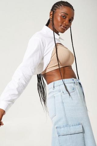 Extreme crop hotsell top hoodie