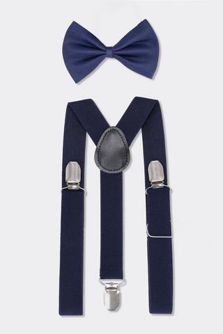 Suspenders And Bow Tie Set