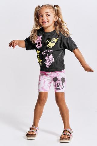 Disney T-Shirt And Cycle Shorts Set