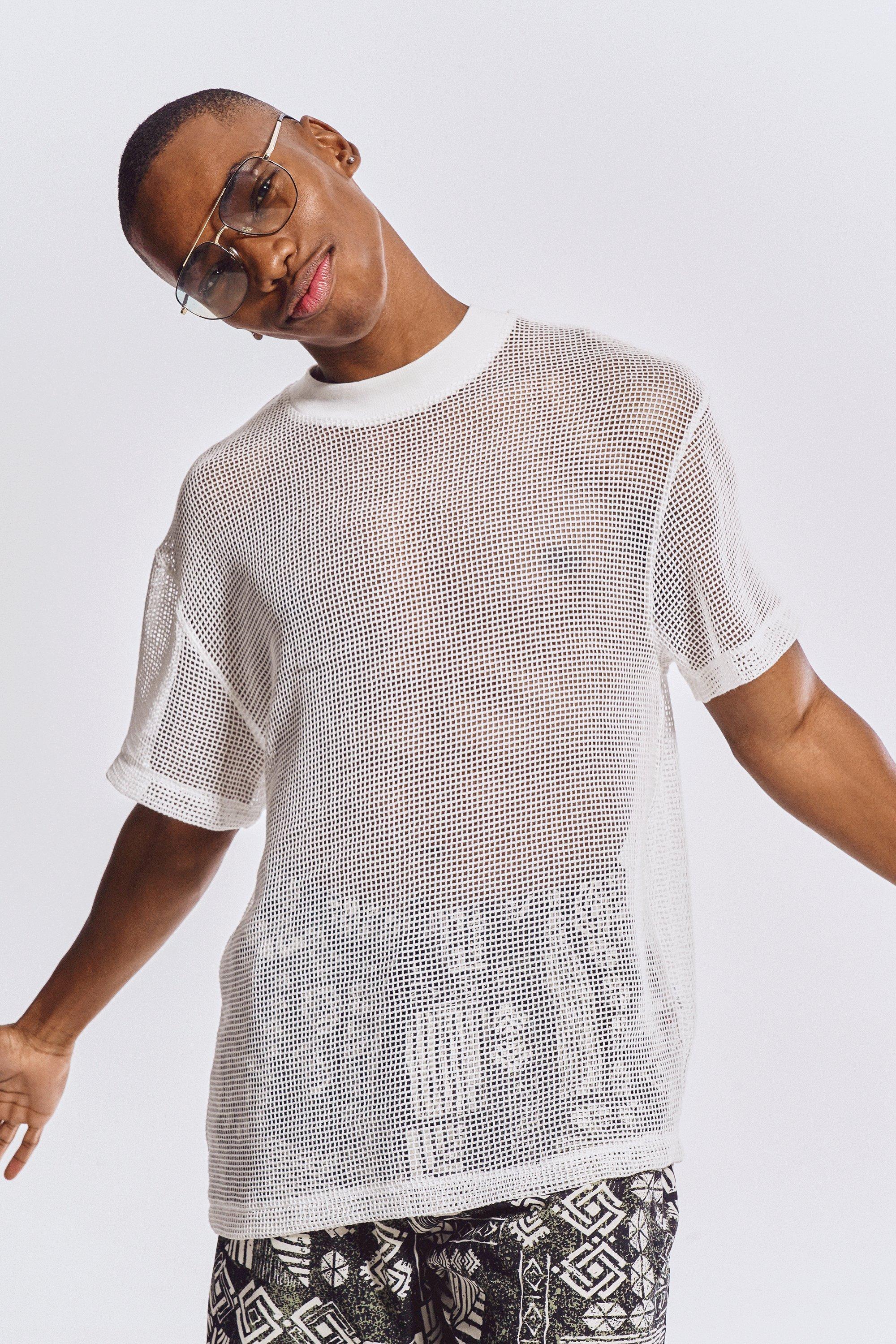 Mesh t shirt outlet for men