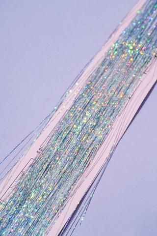 Hair Tinsel- Silver