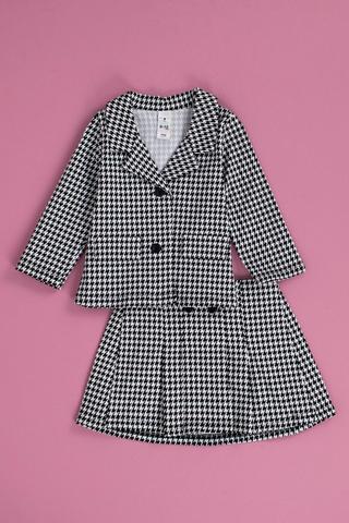 Matching checked skirt and on sale blazer