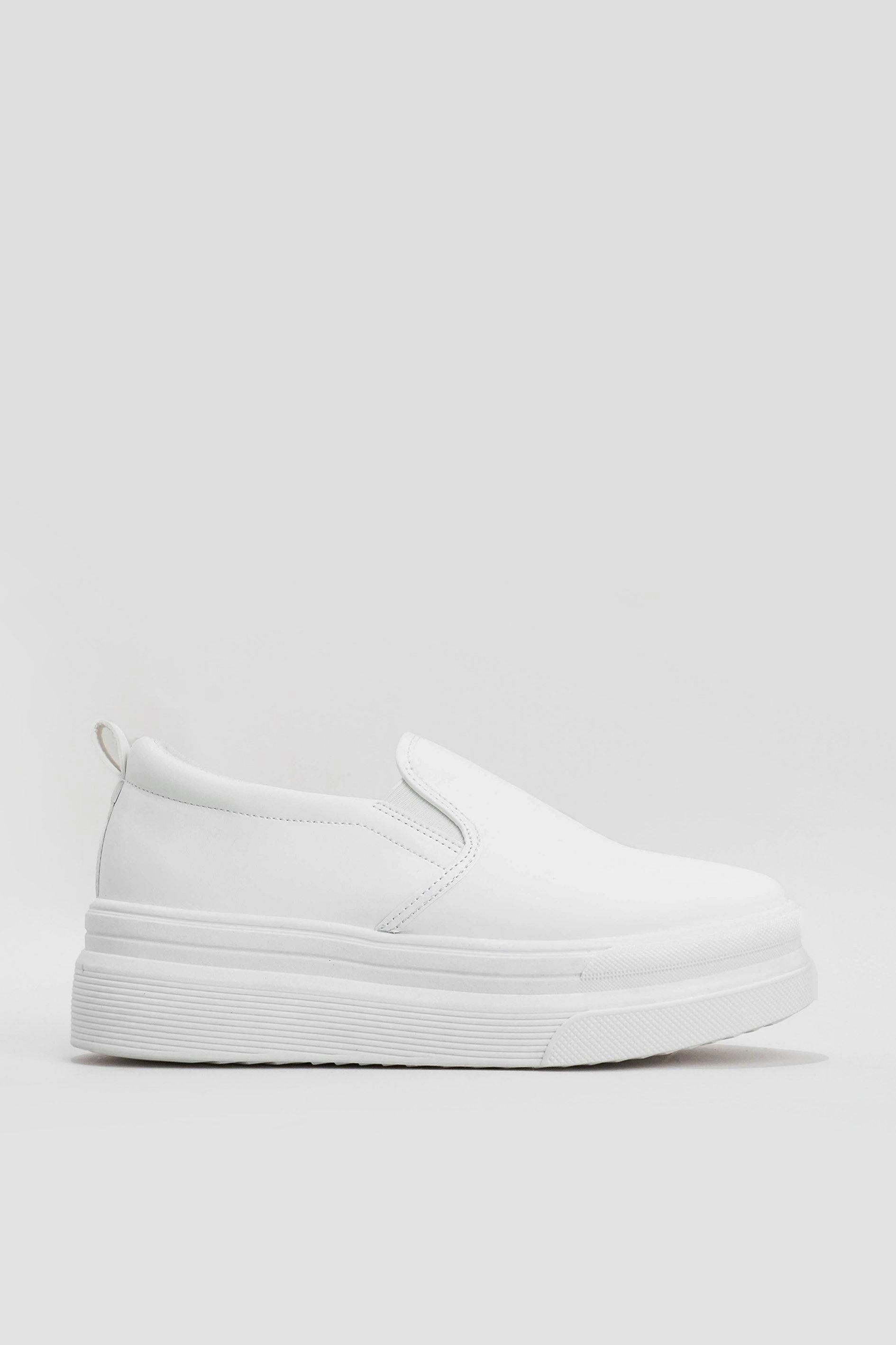 Platform slip hotsell on sneakers