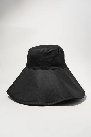 Wide-Brim Bucket Hat