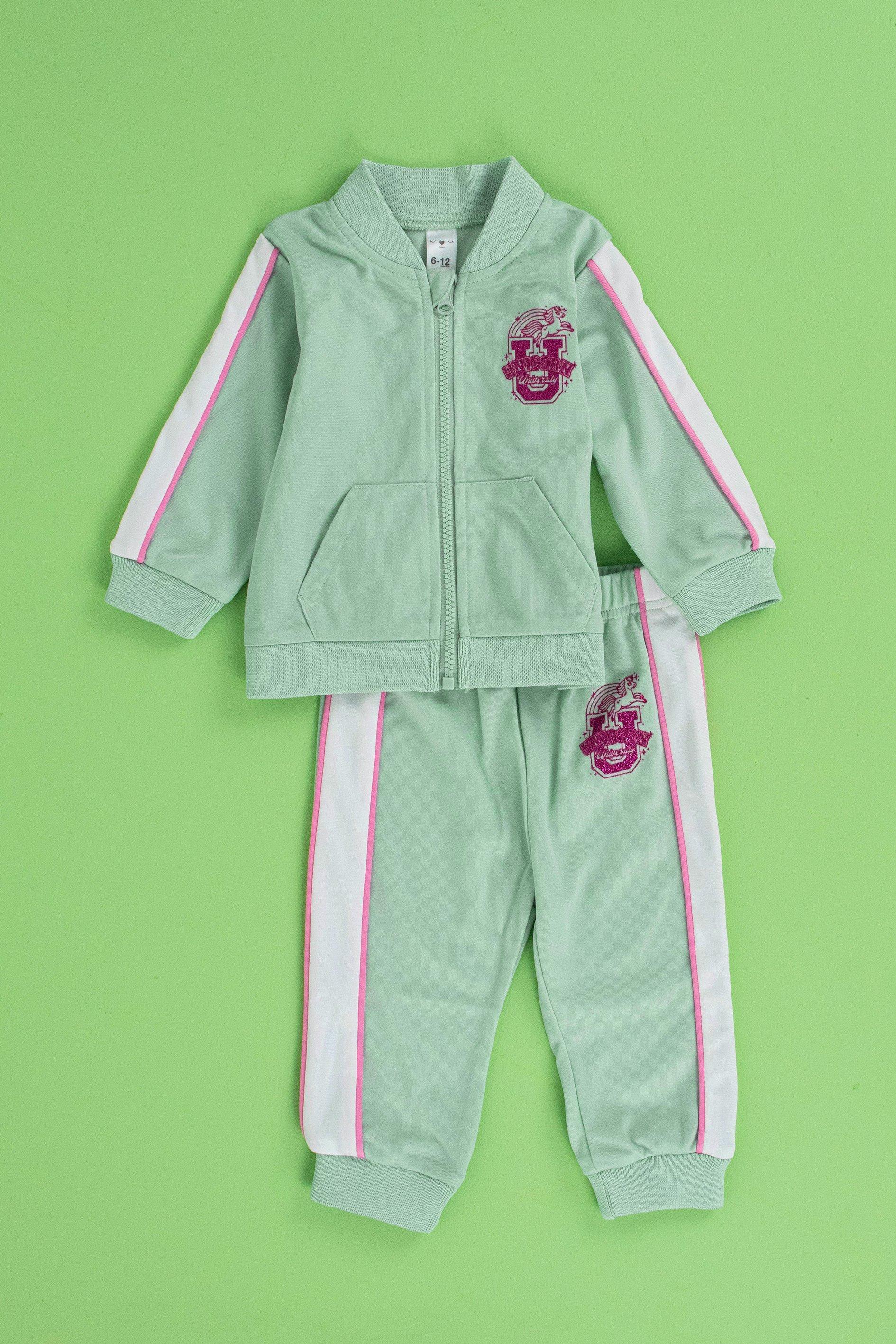 Nike Baby Girls 12-24 Months Long Sleeve Velour Hoodie & Jogger Pants Set