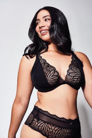 Wonderbra Tribal Lace Plunge Bra