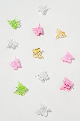 12 Pack Butterfly Clips