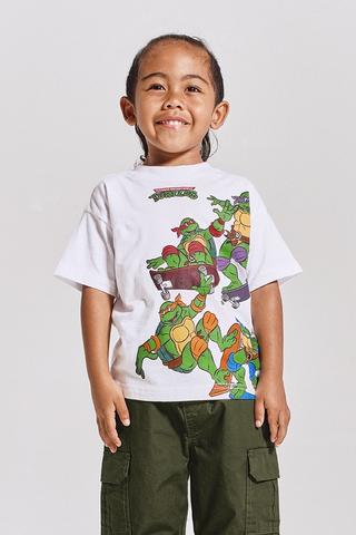  Teenage Mutant Ninja Turtles Boys' Little 3 Pack Tee