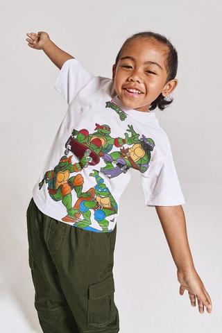  Teenage Mutant Ninja Turtles Boys' Little 3 Pack Tee