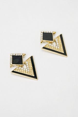 Drop Stud Earrings