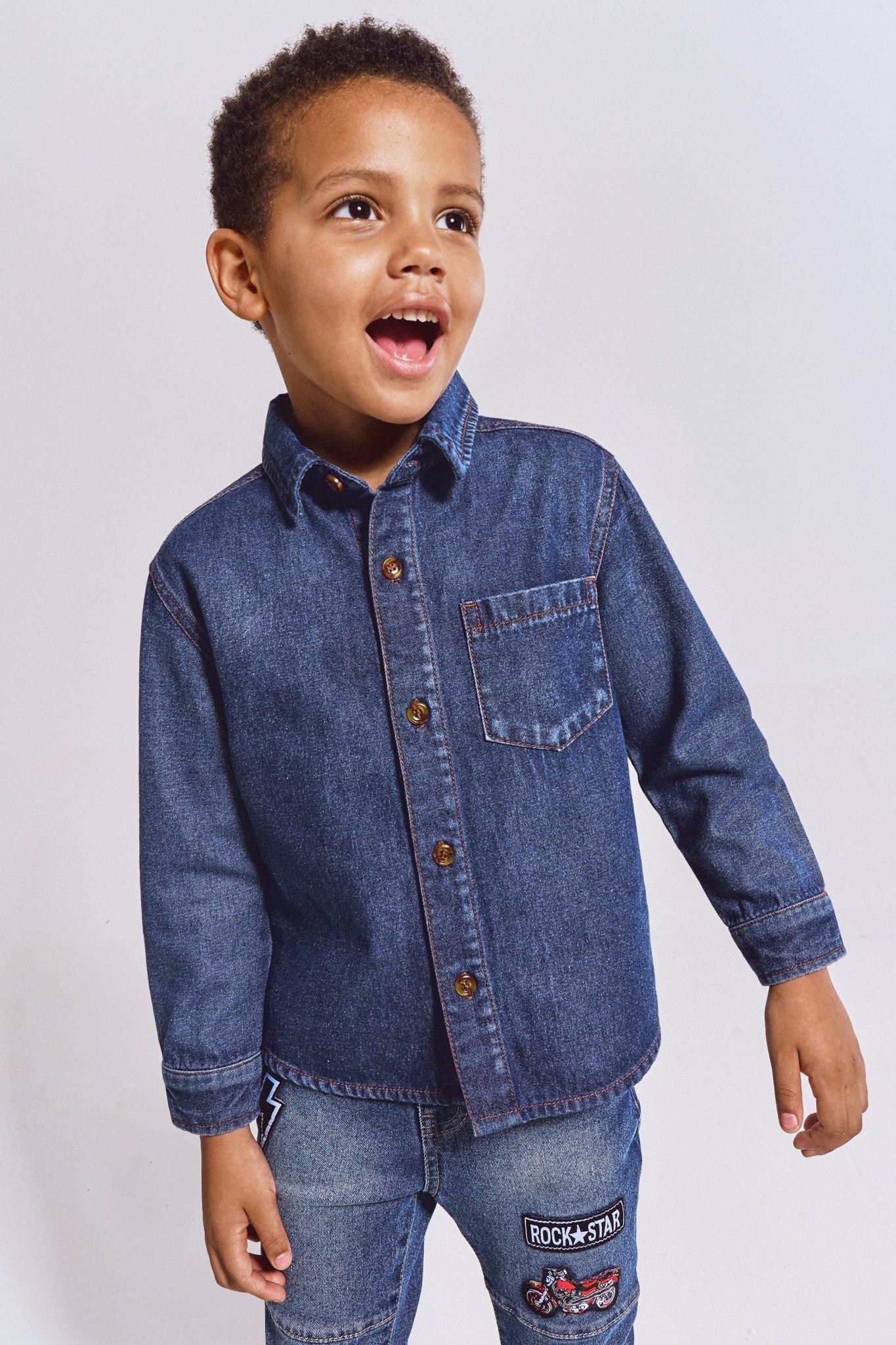 Long Sleeve Denim Shirt