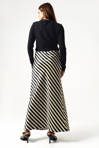 Stripe Slip Skirt