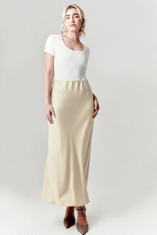 Satin Slip Skirt